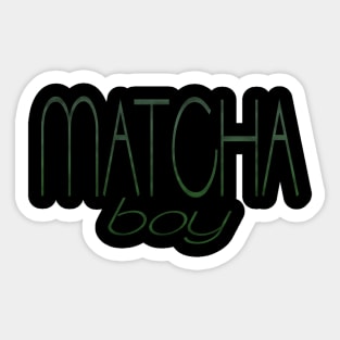 Matcha Boy Sticker